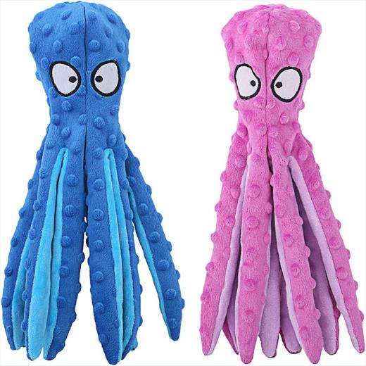 Original colourway of a plush octopus toy