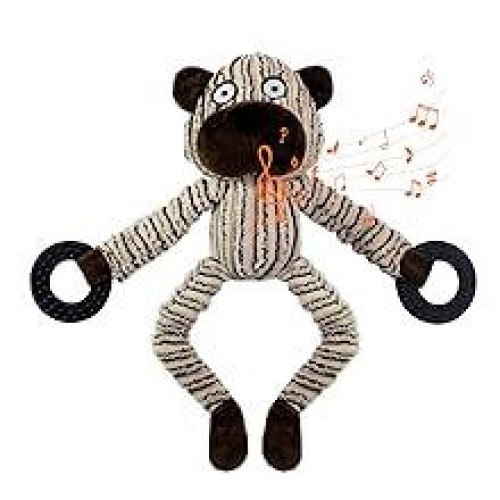 Puppy Toys, Plush Puppy Chew Toys for Teething, Cute Bear Interactive Dog Toys for Pet Training and Entertaining