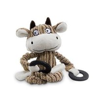 Puppy Toys, Plush Puppy Chew Toys for Teething,Cute Cattle Interactive Dog Toys for Pet Training and Entertaining